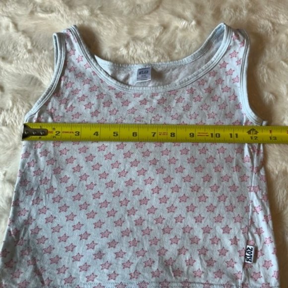 2/$25 Kloz Tanks Tops Pink Floral and Blue with Stars Girls Size 4/5 - Picture 4 of 13
